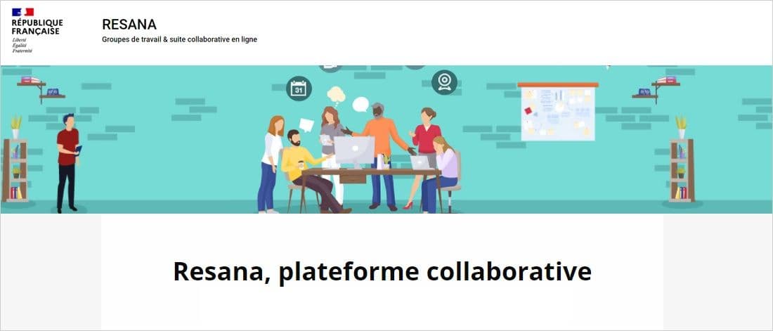 Plateforme collaborative Resana