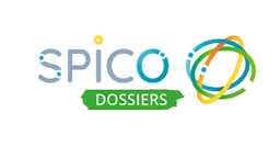 Représentation du logo de SPICO Dossiers. Cette photographie accompagne l'encart des ressources complémentaires de l'offre Coordination du groupement e-Santé Occitanie.